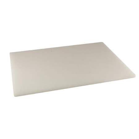 WINCO 18 in x 30 in x 1/2 in White Cutting Board CBWT-1830